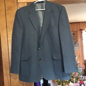 Reed St. James 46R Mens Blazer, Gray